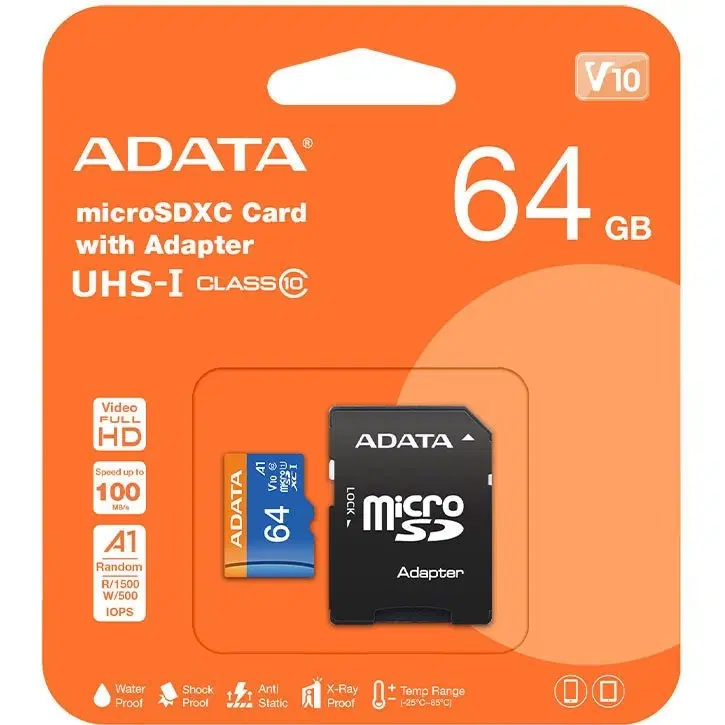 sd card 64 adata|لوازم جانبی موبایل و تبلت|تهران, سازمان آب|دیوار