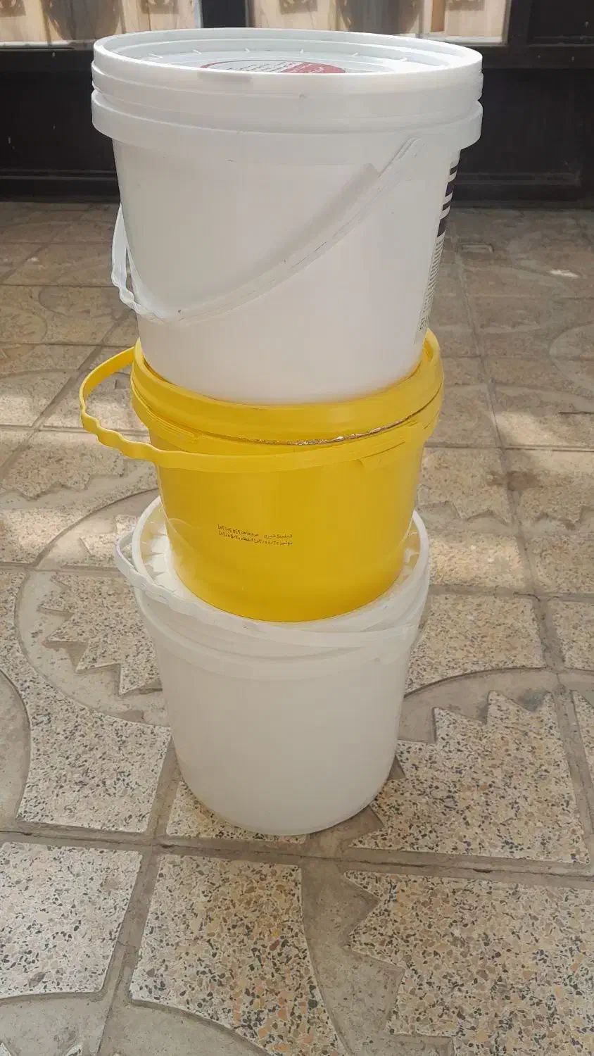 سطل  های نو|ظروف نگهدارنده، پلاستیکی، یک‌بارمصرف|خرمدره, |دیوار