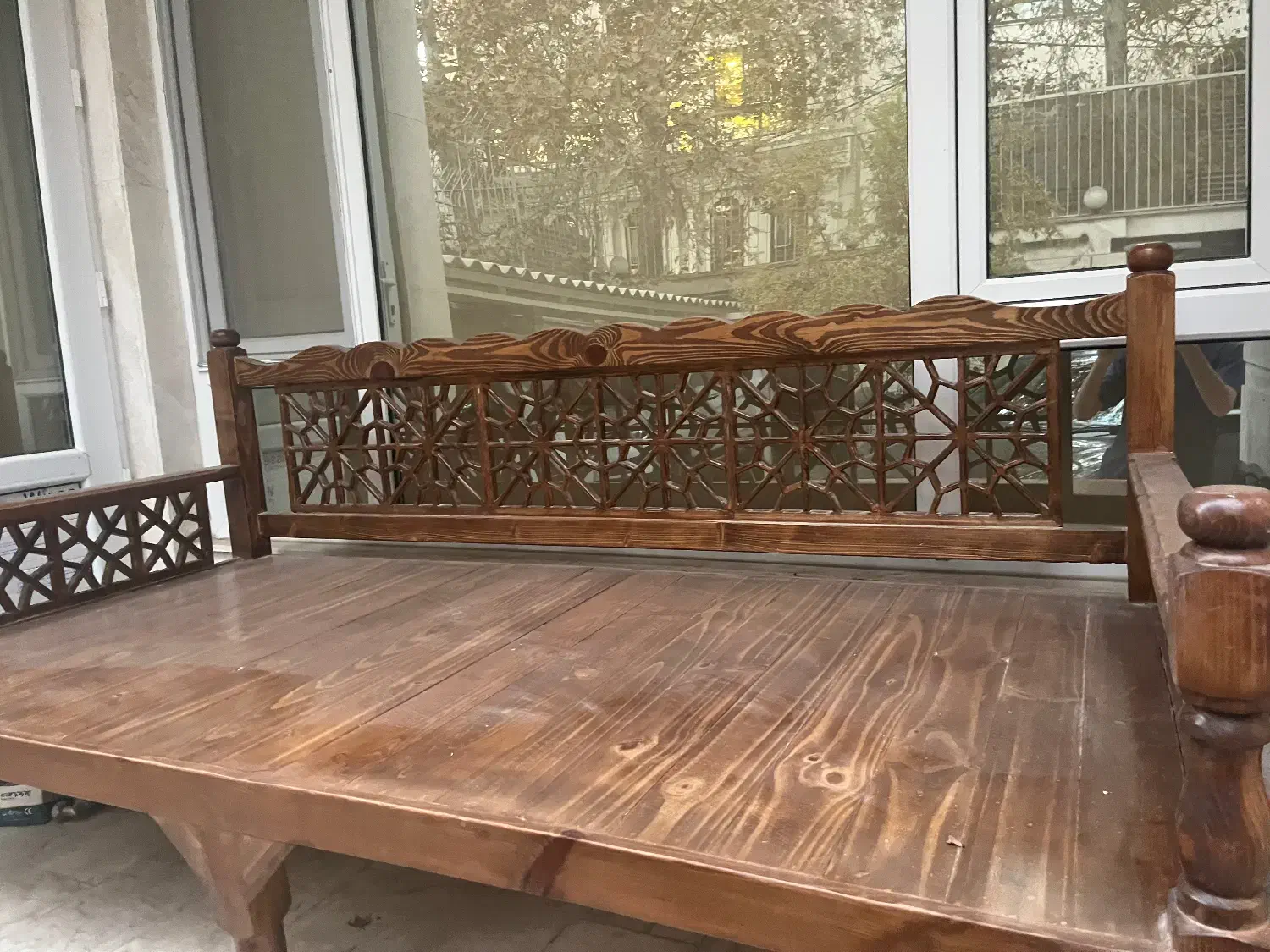 تخت چوبی سنتی|تخت و سرویس خواب|اراک, |دیوار