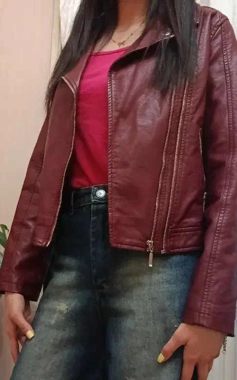 کاپشن چرم دخترانه|لباس|تهران, خانی آباد نو شمالی|دیوار