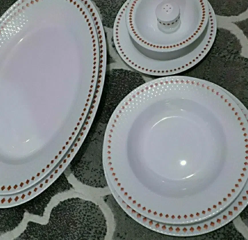 سرویس ۱۸نفره چینی زرین نوباکارتن|ظروف سرو و پذیرایی|سنندج, |دیوار