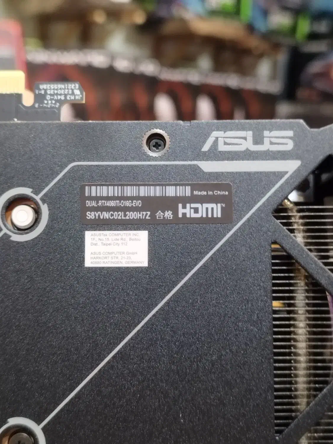کارت گرافیک asus dual oc 4060ti 16GB|قطعات و لوازم جانبی رایانه|تهران, تهرانسر شمالی|دیوار