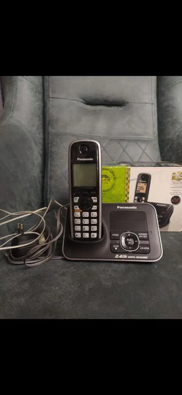 تلفن بی سیم پاناسونیک اصلی|تلفن رومیزی|کرج, عظیمیه|دیوار