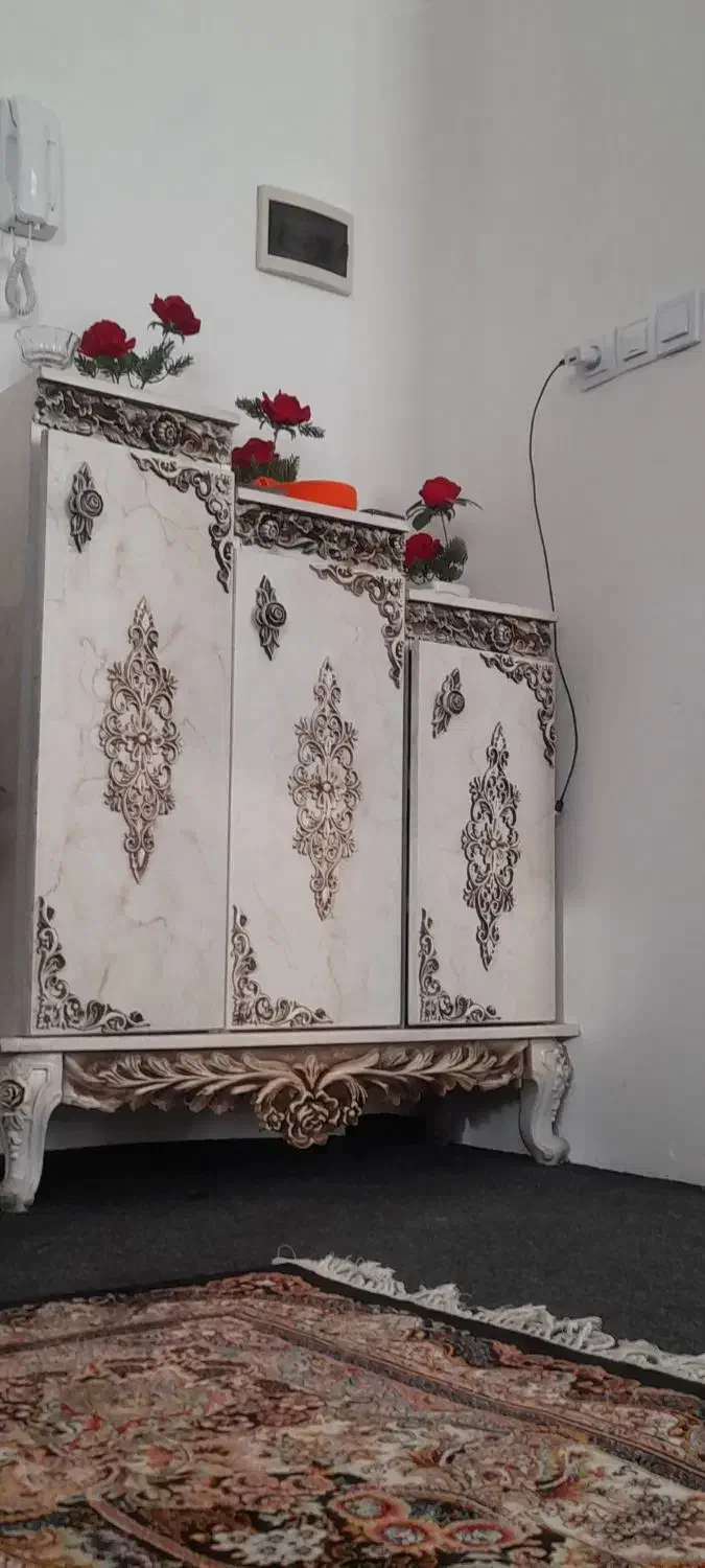 سرویس چوب استفاده شده|بوفه، ویترین، کنسول|تایباد, |دیوار