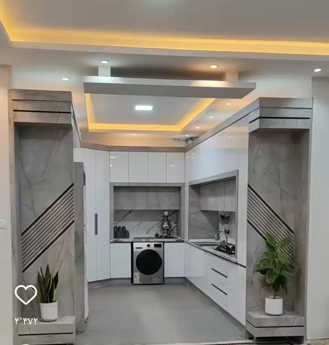 کابینت آشپزخانه ، کمد دیواری و تی وی وال|آب‌چکان و نظم‌دهنده ظروف|سیرجان, |دیوار