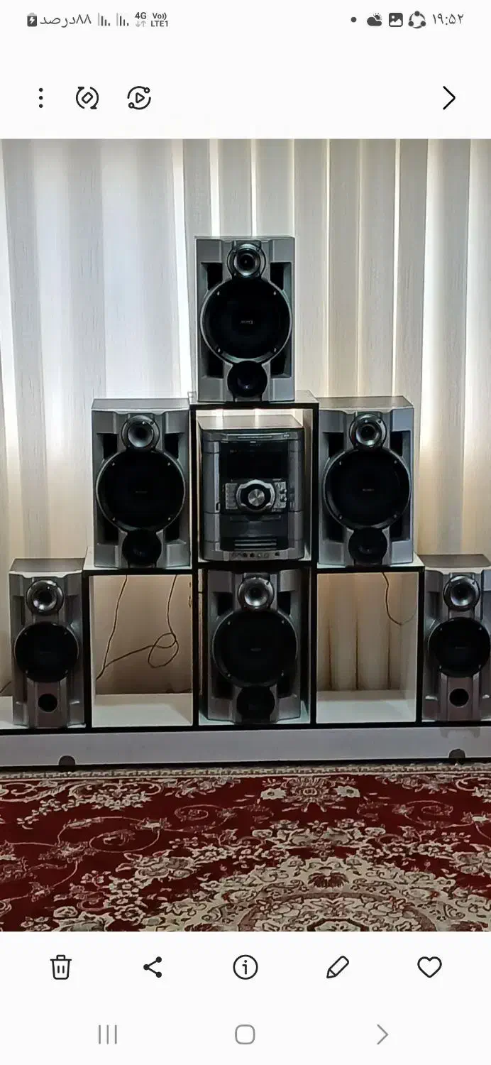 ضبط سونی مدل GN100D|سیستم صوتی خانگی|ساری, |دیوار