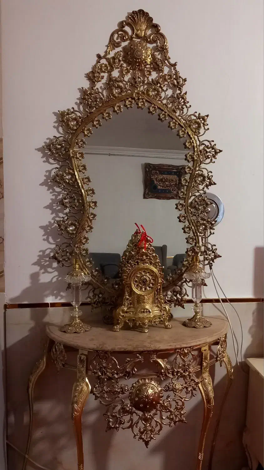 آینهشمعدان وبوفه|بوفه، ویترین، کنسول|اهر, |دیوار