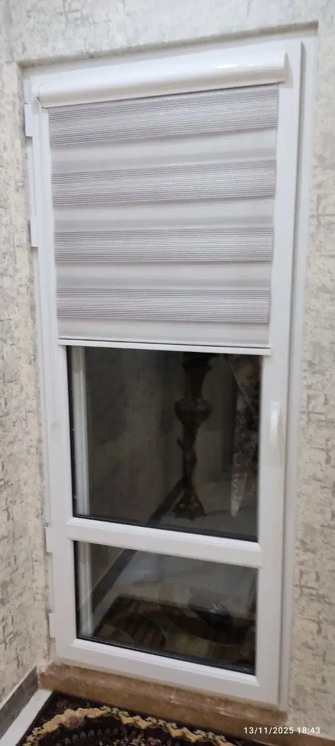 پرده زبرا نونومخصوص پشت درب بالکن|پرده، رانر، رومیزی|ملایر, |دیوار