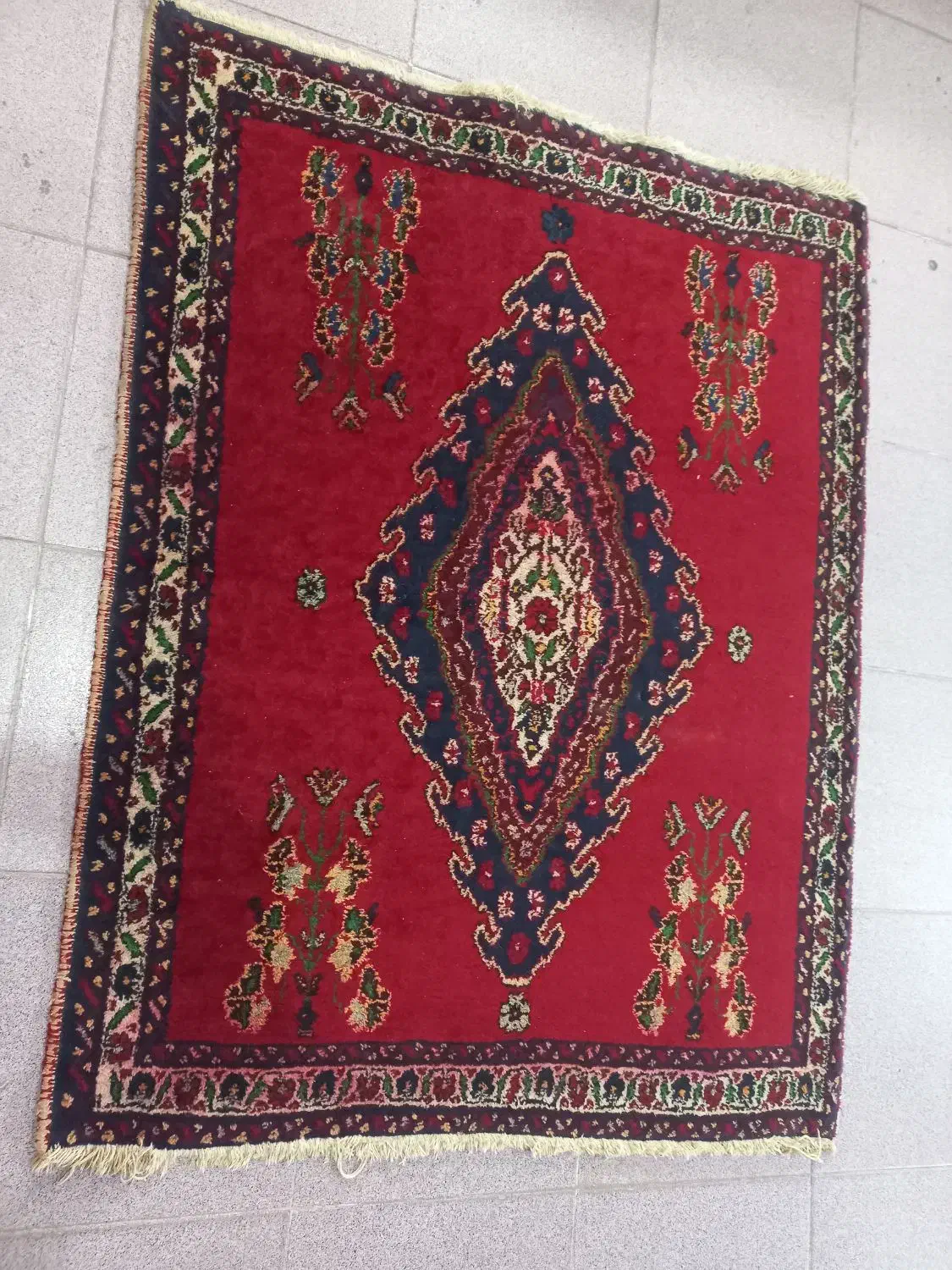 قالیچه دستباف کارکرده و فرش ۱۲متری|فرش|بندرعباس, |دیوار