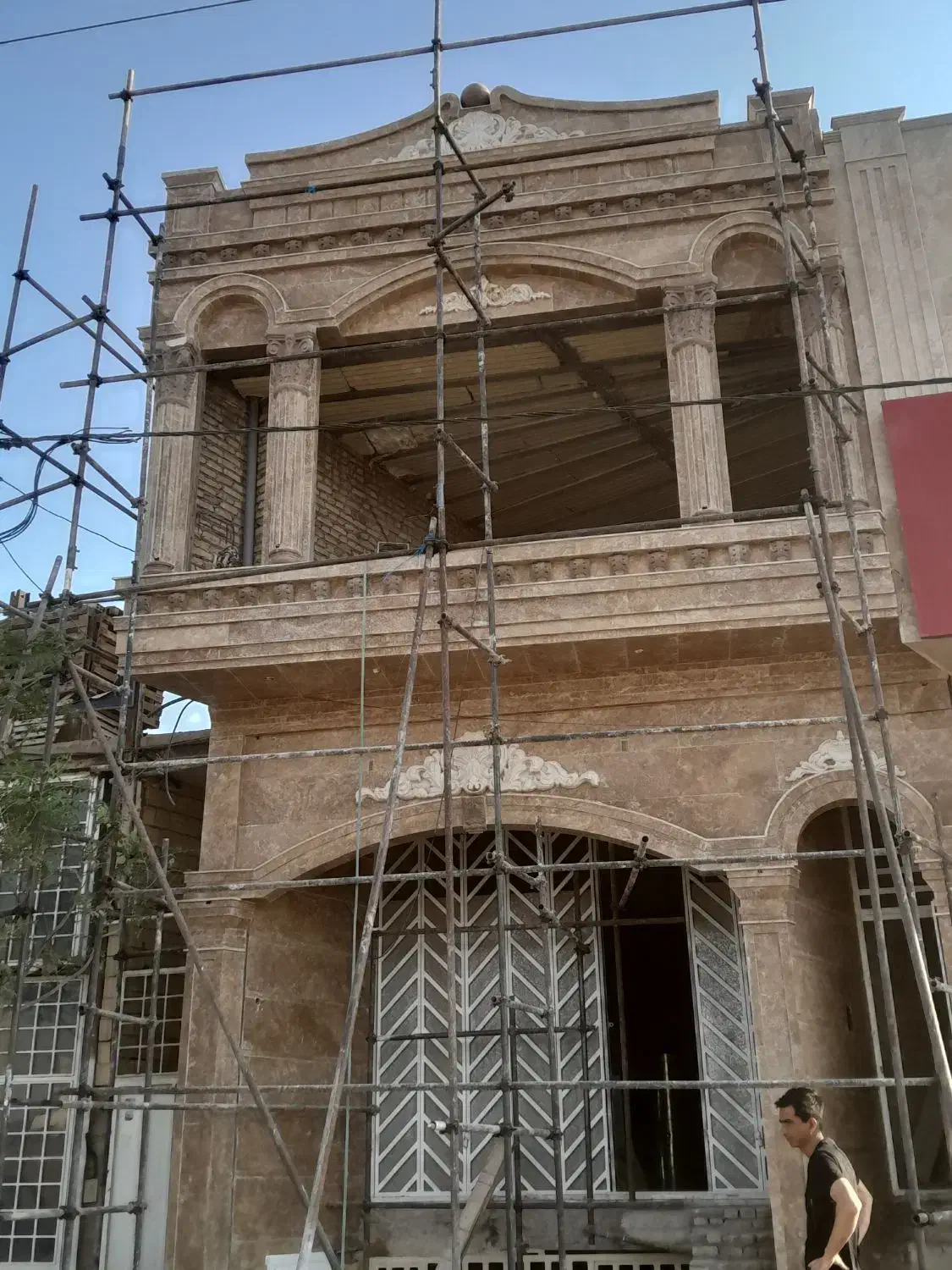 هر نوع نماه سنگ وآجور|خدمات پیشه و مهارت|یزد, |دیوار