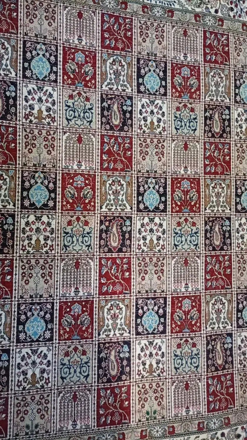 قالین دست بافت خشتی|فرش|درح, |دیوار