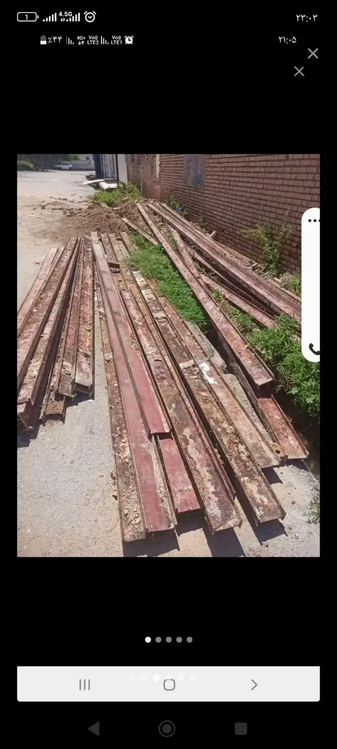 خرید آهن آلات مصرفی ضایعات تیرآهن ورق درب پنجر|مصالح و تجهیزات ساختمان|شوش, |دیوار