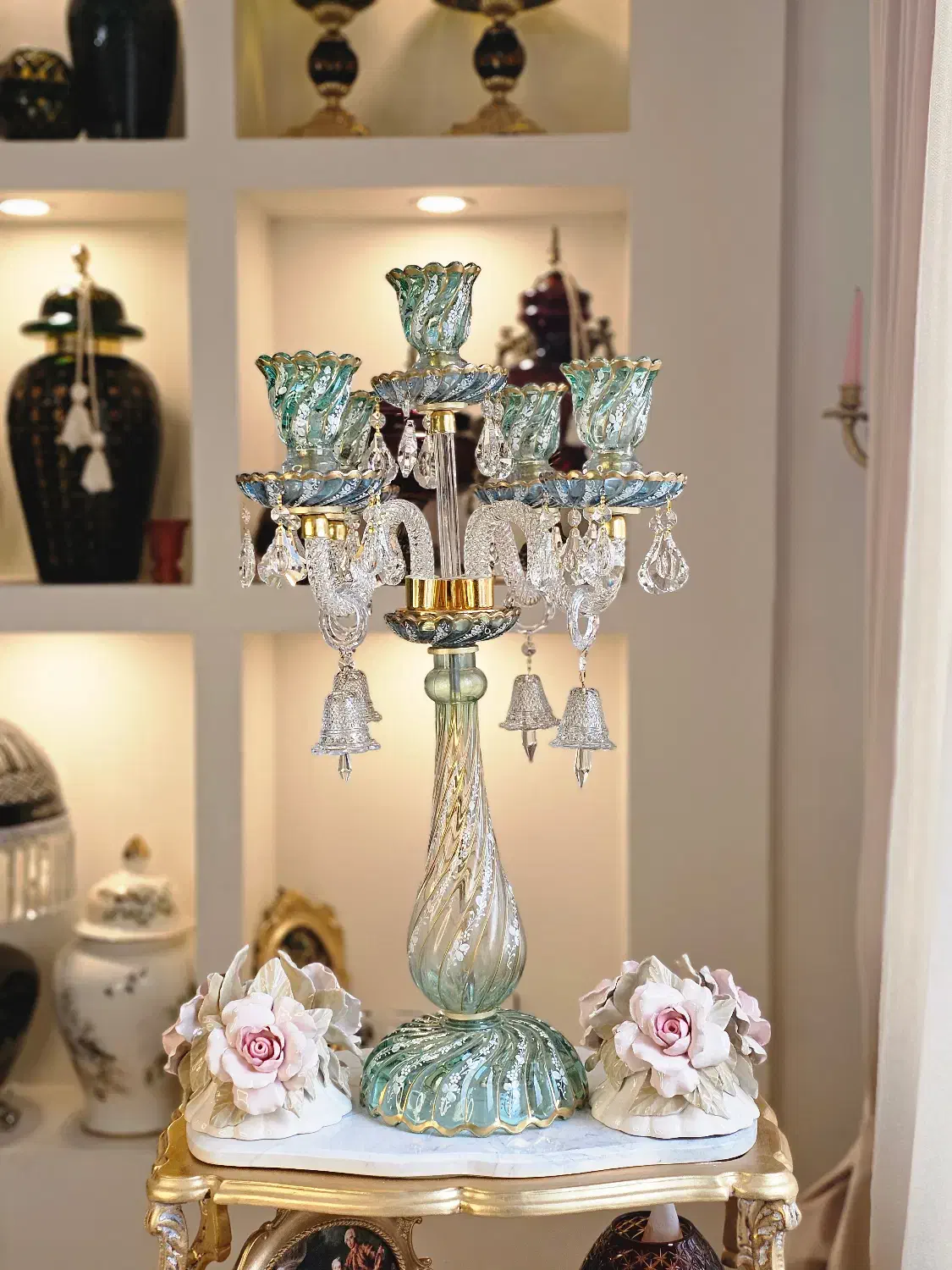 شمعدان ۵ شاخه نقاشی|صنایع دستی و سایر لوازم تزئینی|تهران, تهرانسر شمالی|دیوار