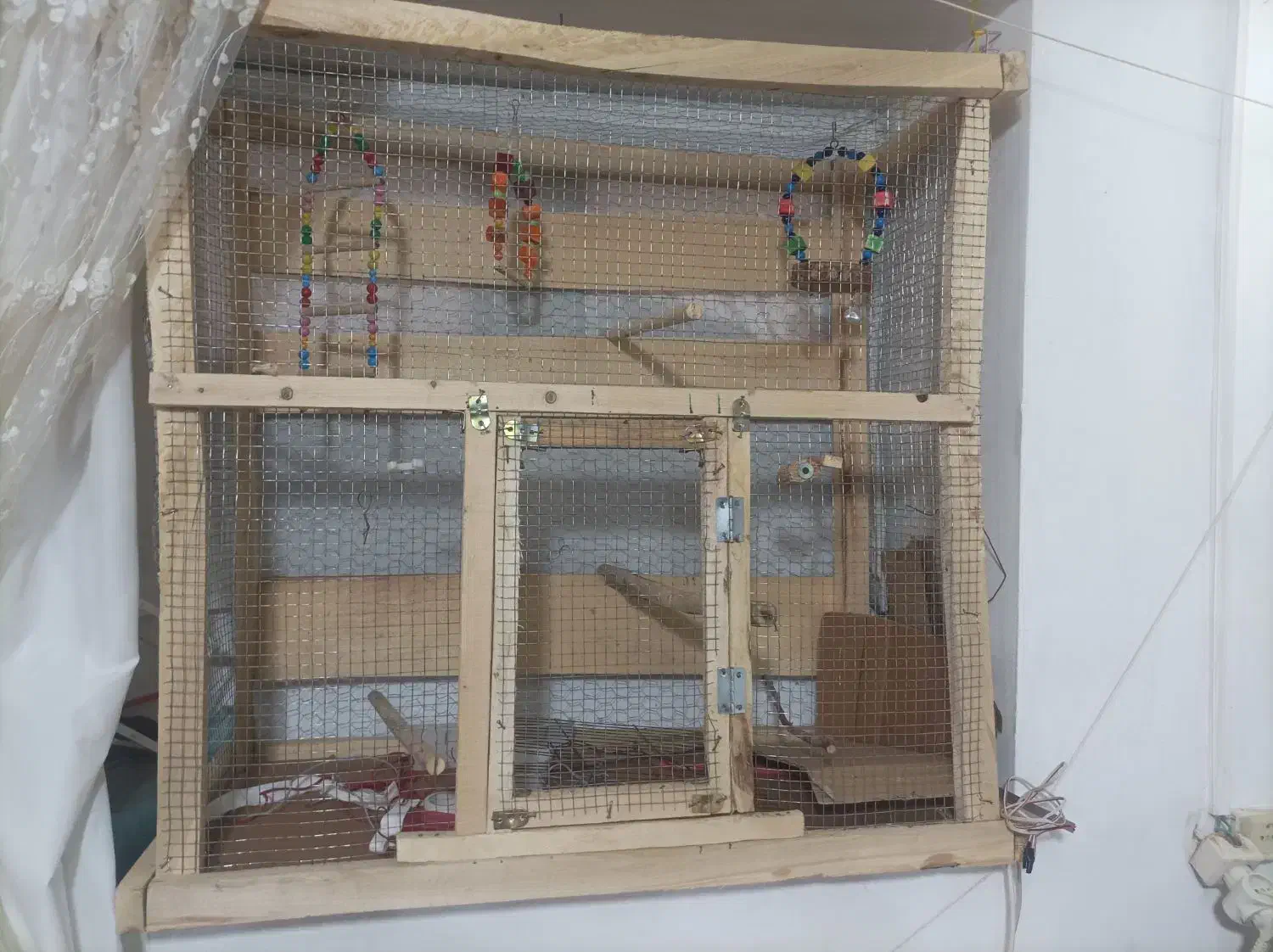قفس دست‌ساز برای مرغ عشق و ...|لوازم جانبی حیوانات|آذرشهر, |دیوار