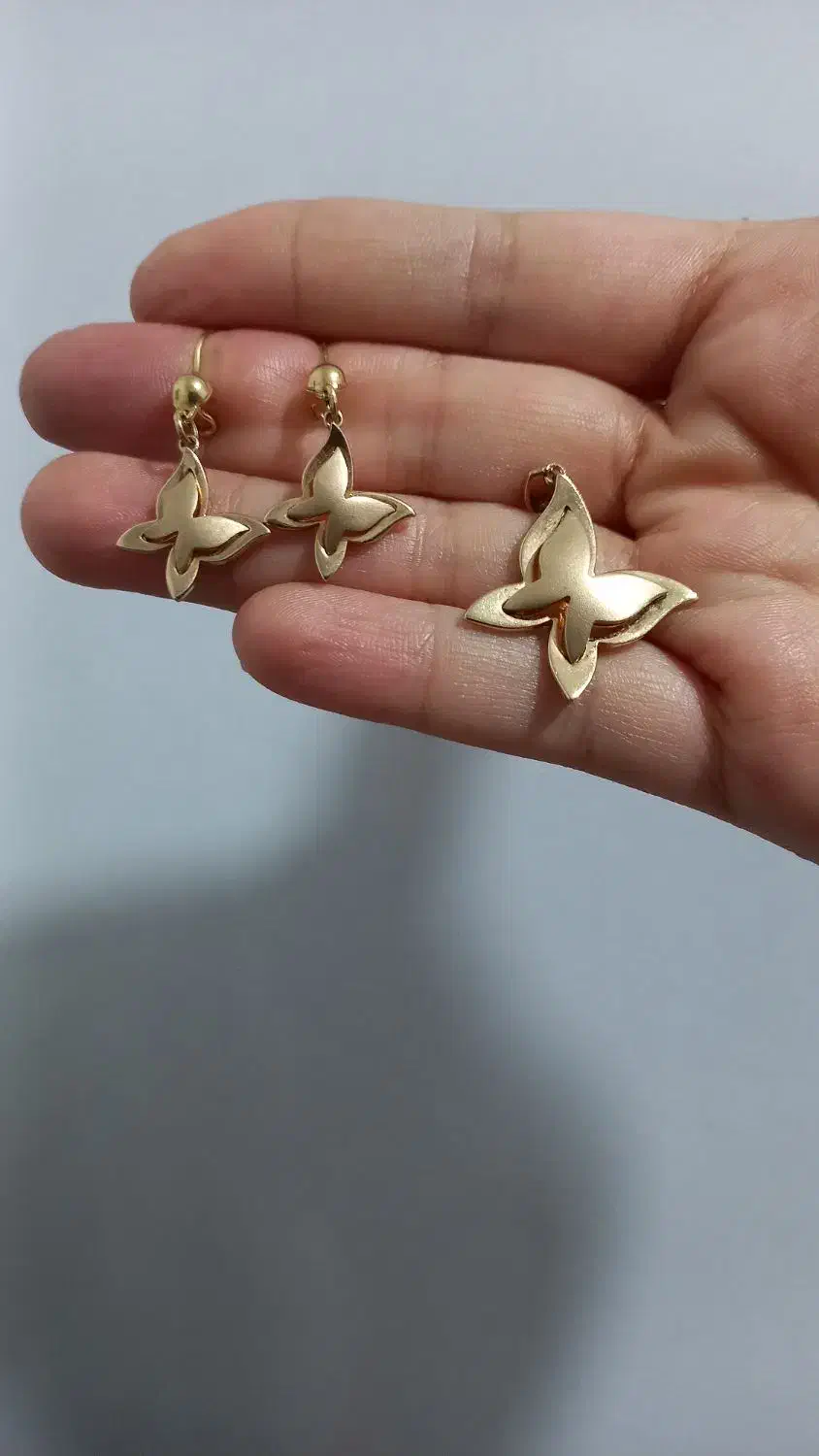 طلا نیم ست و گوشواره|جواهرات|قم, پردیسان|دیوار