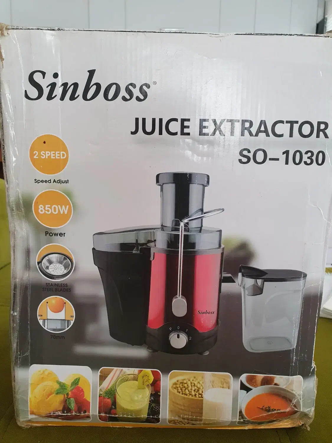 آبمیوه گیری sinboss ترکیه اصل|آبمیوه‌گیر و آب‌مرکبات‌گیر|نیشابور, هفده شهریور|دیوار