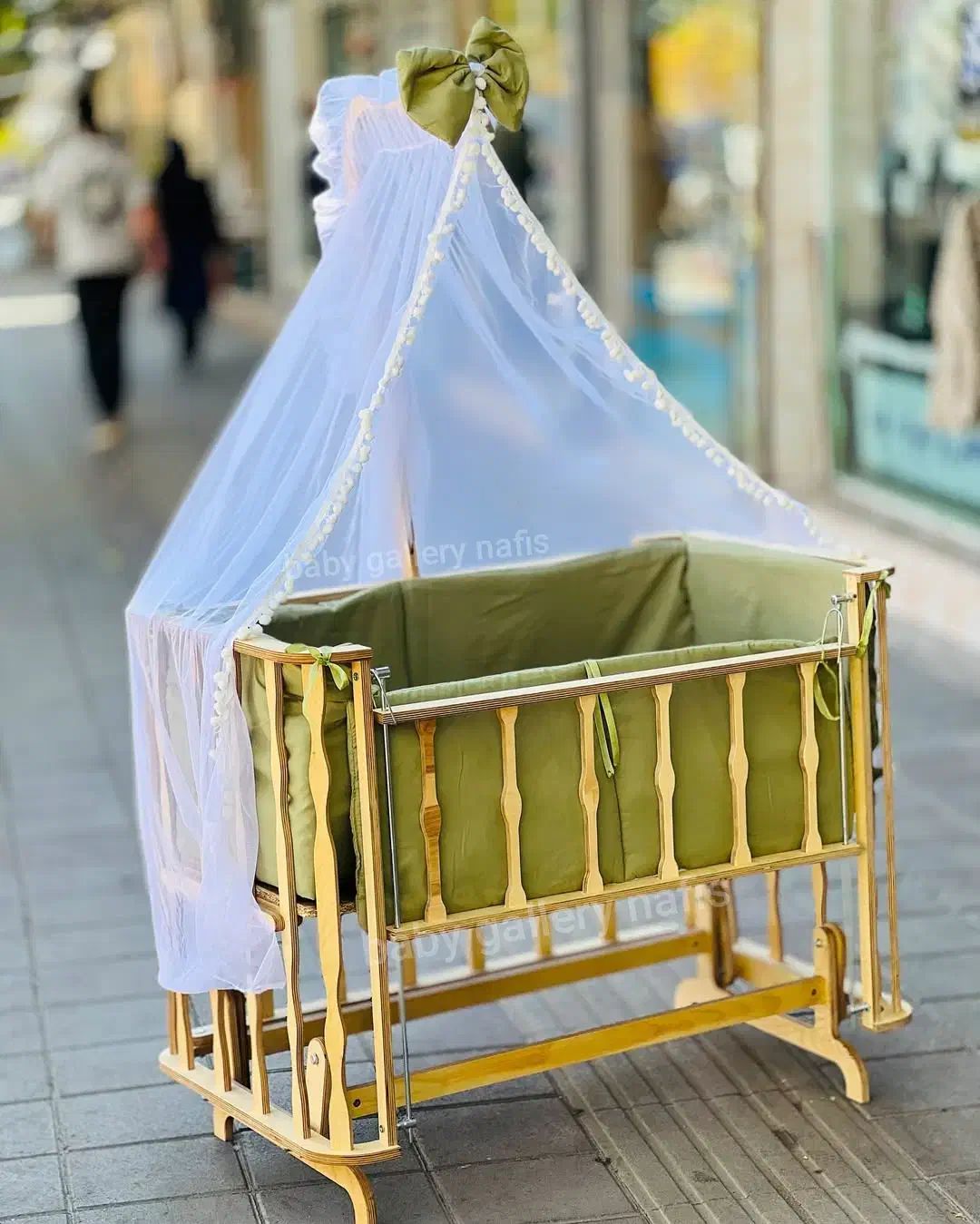 گهواره سنتی مدل هامین تخت کنار مادر مدل هامین|تخت و صندلی بچه|تبریز, |دیوار