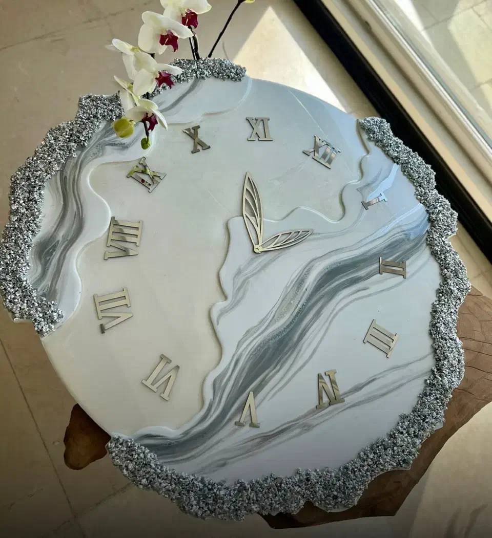 ساعت،تابلو و ظروف لوکس رزینی|ساعت دیواری و تزئینی|کرج, اصفهانی‌ها|دیوار