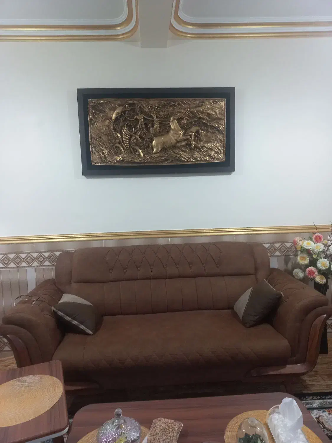 فروش یه دست مبل  درحد نو تمیز وشیک فقط ۲۰ میلیون|مبلمان خانگی و میز عسلی|بندر امام خمینی, |دیوار