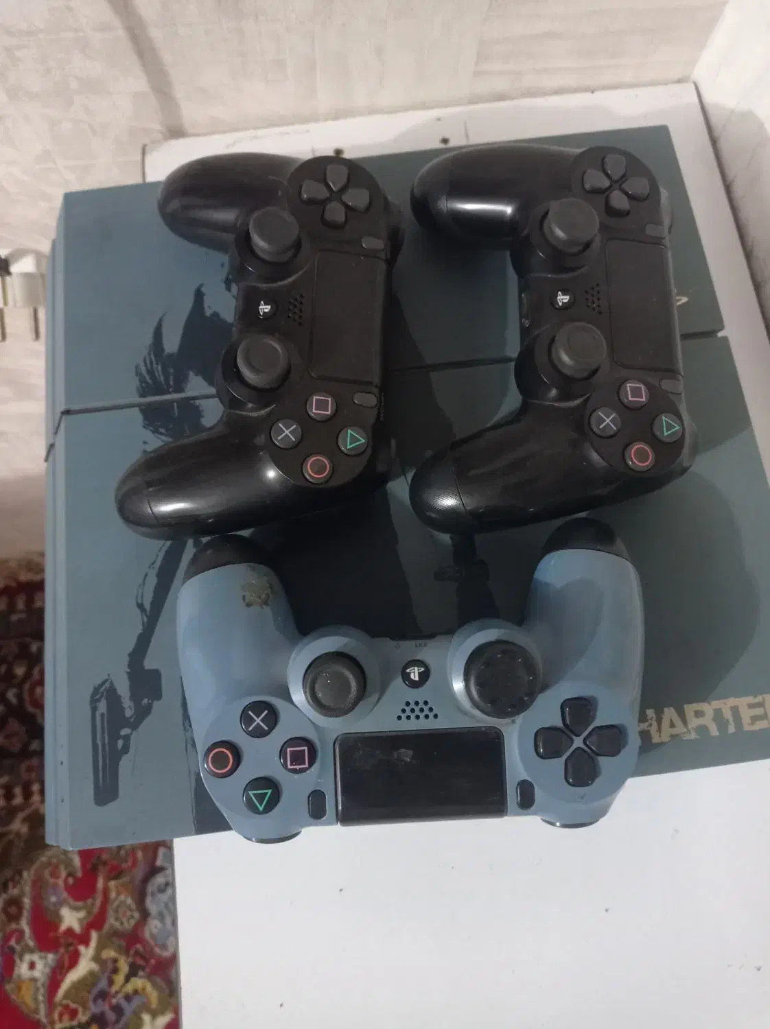 پی اس فور 500 گیگ درحد نو همراه با سه دسته|کنسول، بازی ویدئویی و آنلاین|کوهیخیل, |دیوار