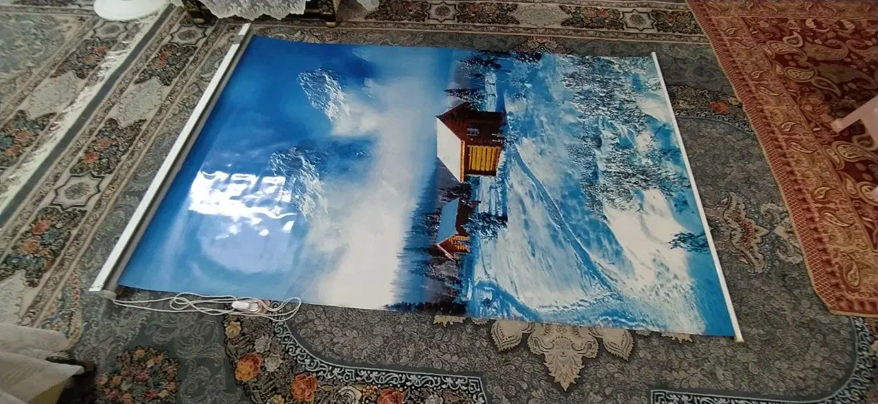 پرده کرکره ای بنری|پرده، رانر، رومیزی|مشهد, طلاب|دیوار