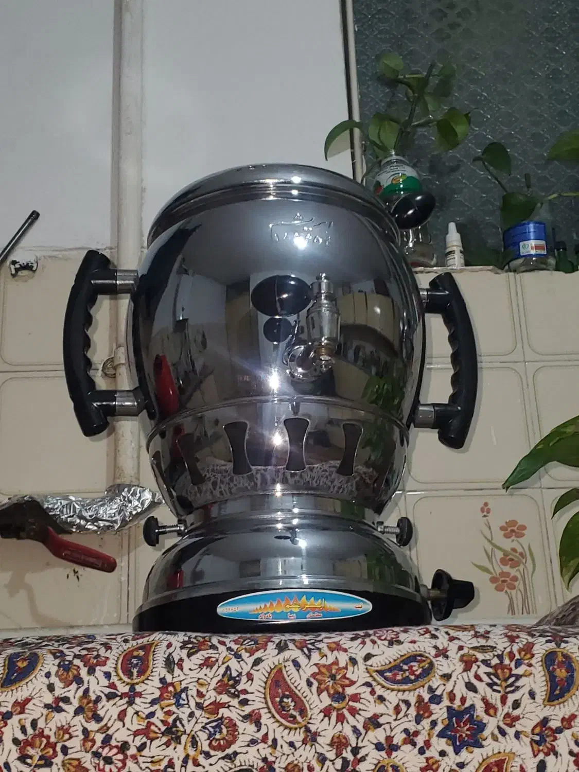 سماور گازی مناسب جهیزیه|سماور، چایساز، قهوهساز|اصفهان, کشاورزی|دیوار