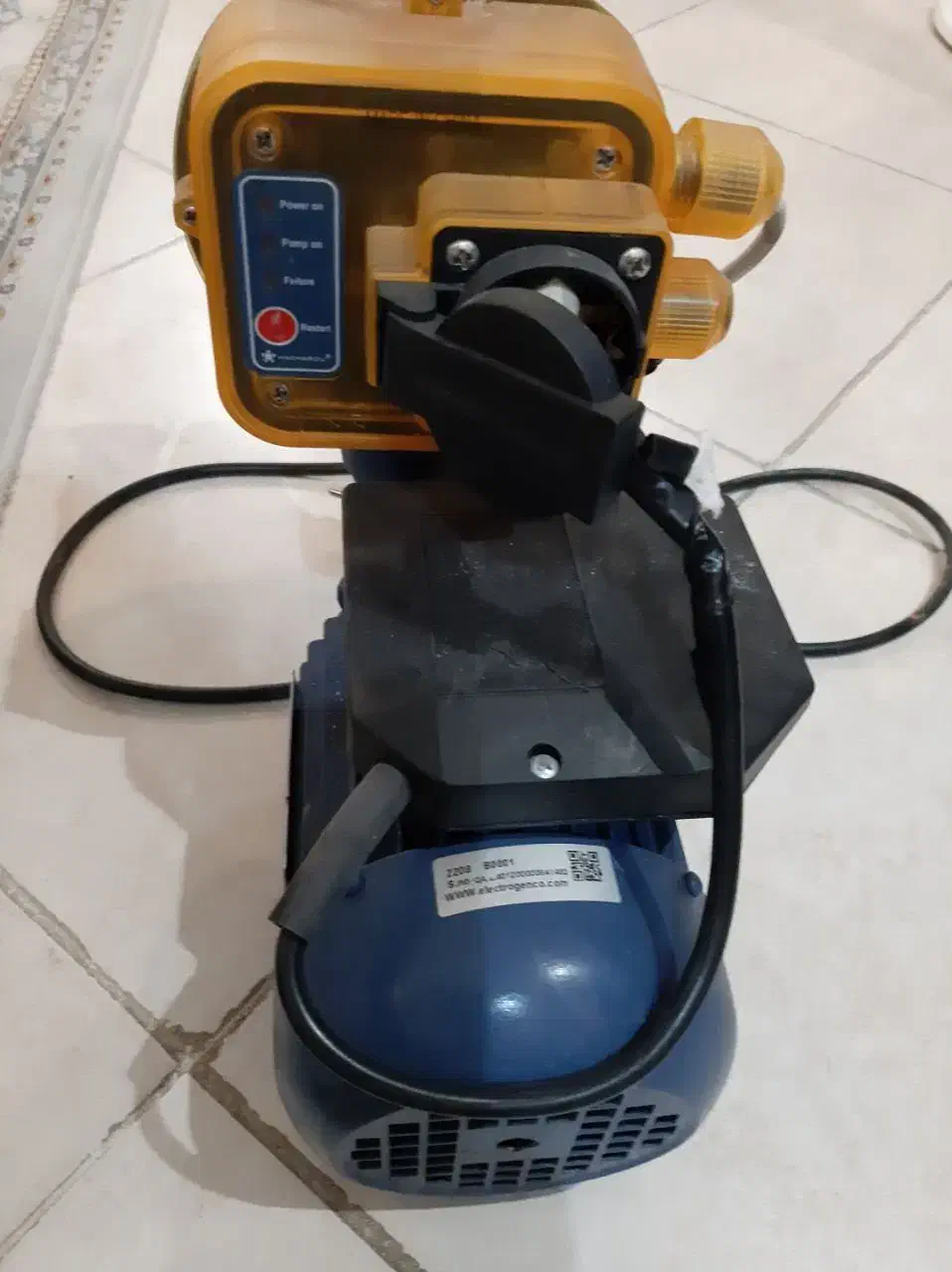 پمپ آب نیم اسب الکتروژن با ست کنترل و اتصالات|سایر لوازم برقی|تهران, جیحون|دیوار