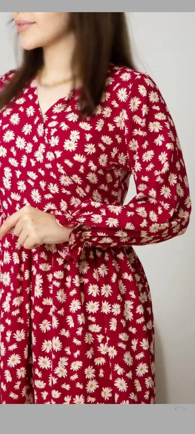 فروش پیراهن گل گلی مزونی شب یلدا|لباس|ارومیه, |دیوار