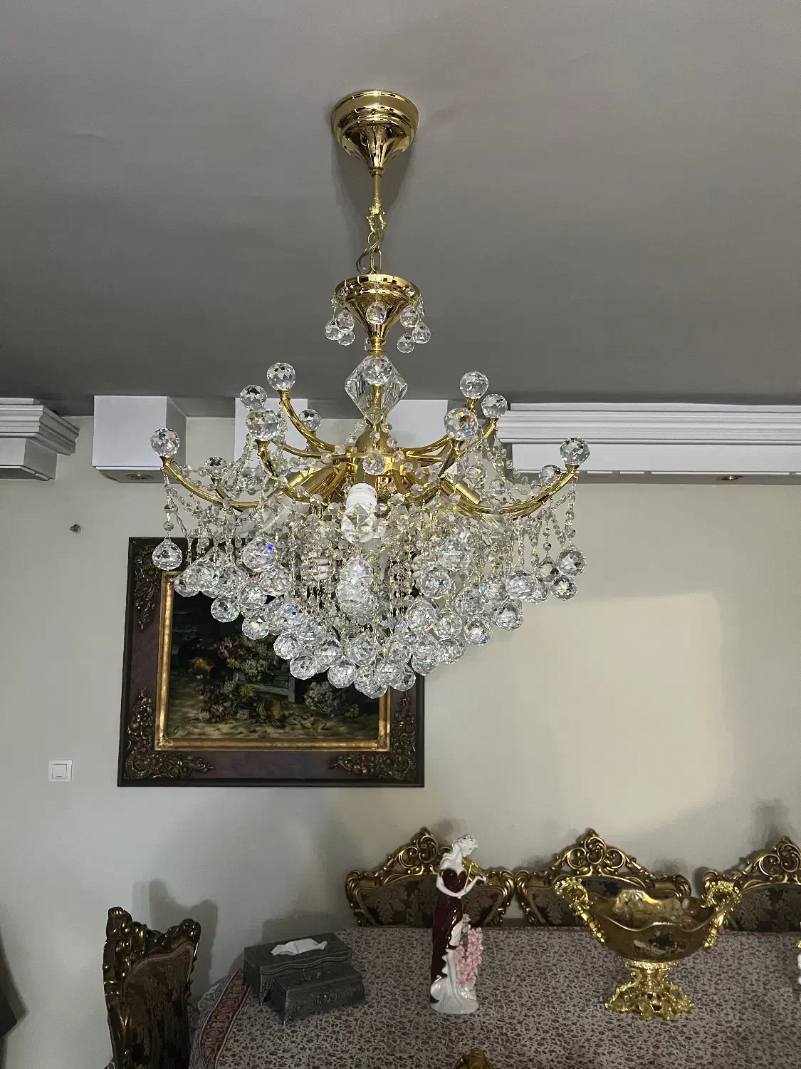 لوستر کریستال چک|لوستر و چراغ آویز|تهران, تهرانپارس غربی|دیوار