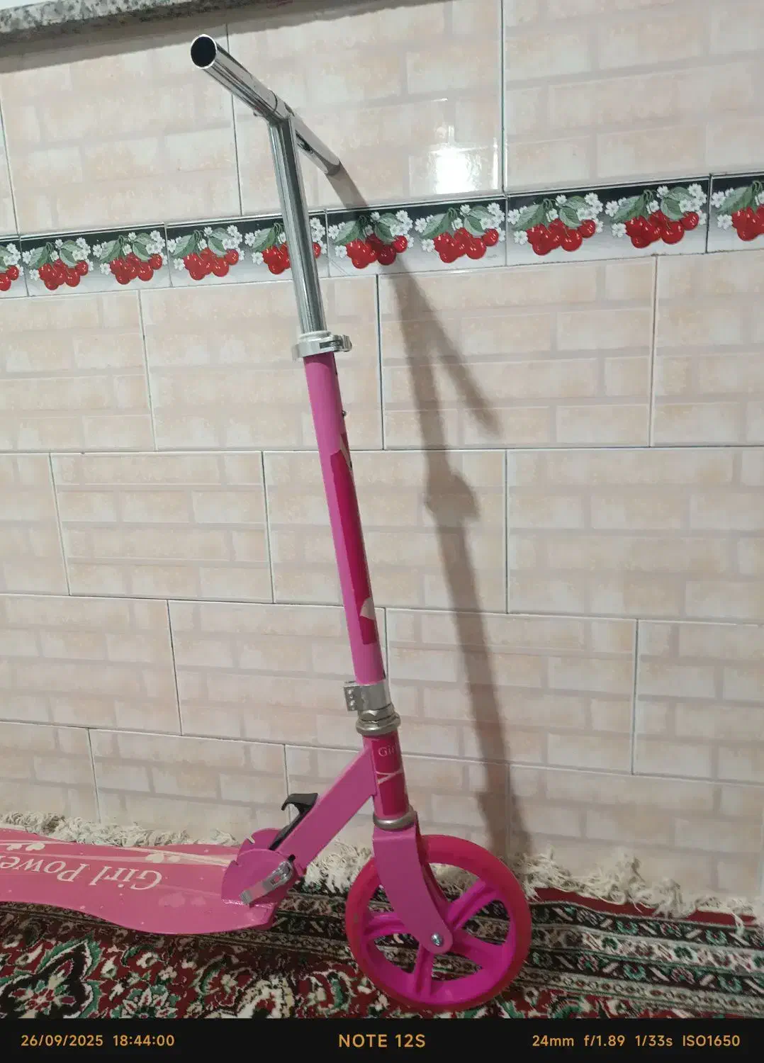 اسکوتر سایز بزرگ دخترانه|دوچرخه، اسکیت، اسکوتر|یاسوج, |دیوار