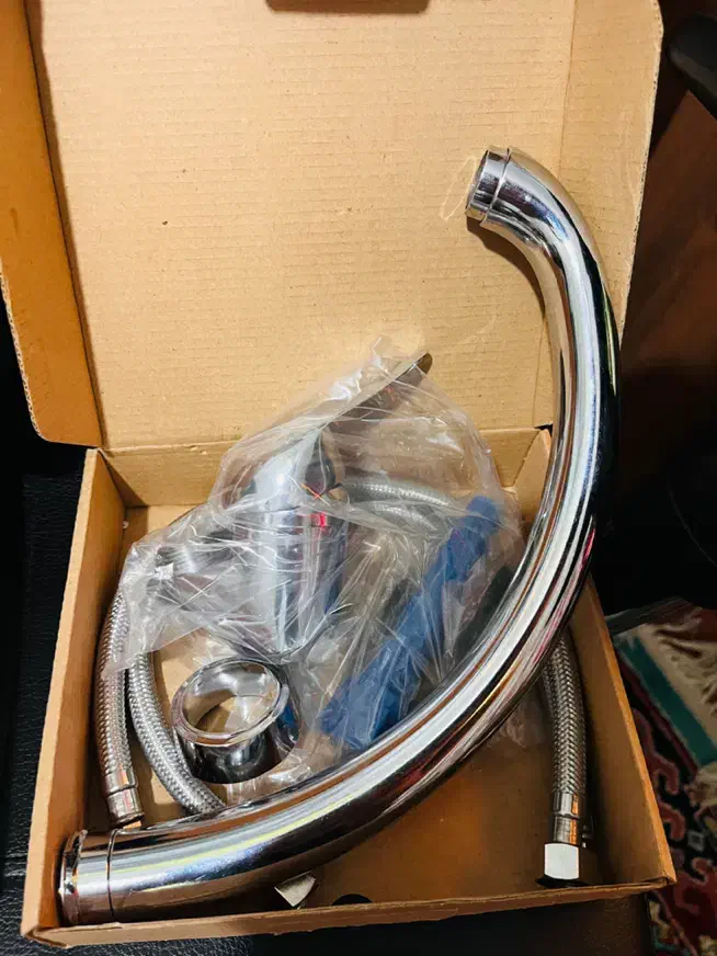 شیر اب سینک شیر اب رو شویی نو|لوازم سرویس بهداشتی|قزوین, |دیوار