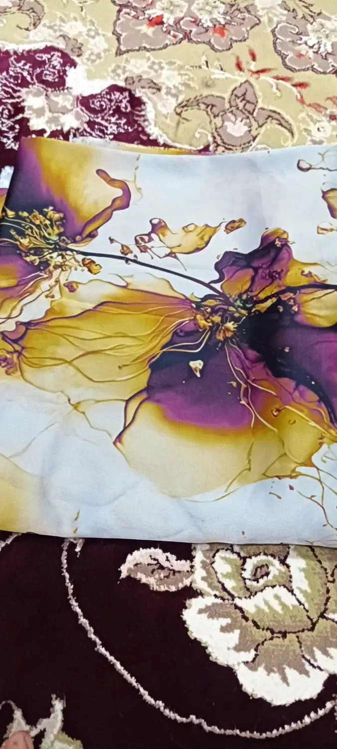 یک قواره پارچه ساتن ابریشم|لباس|زاهدان, |دیوار