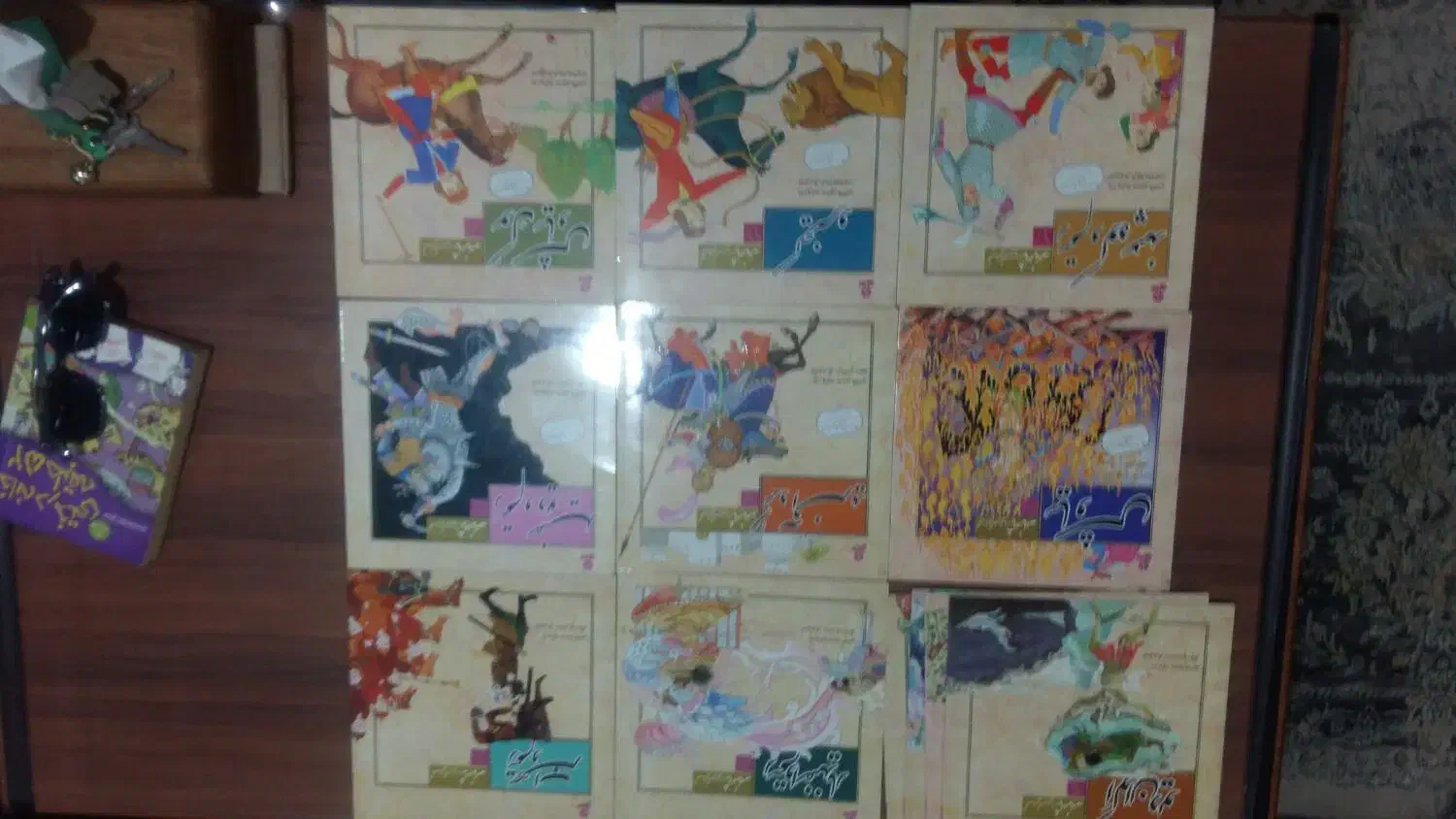 کتاب 12 قصه های تصویری شاهنامه از کتاب بنفشه|کتاب و مجله ادبی|گنبد کاووس, |دیوار