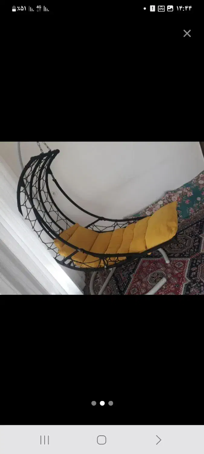 فروش تاب ریلکسی درازکش سالم|مبلمان خانگی و میز عسلی|نجفآباد, امام خمینی|دیوار