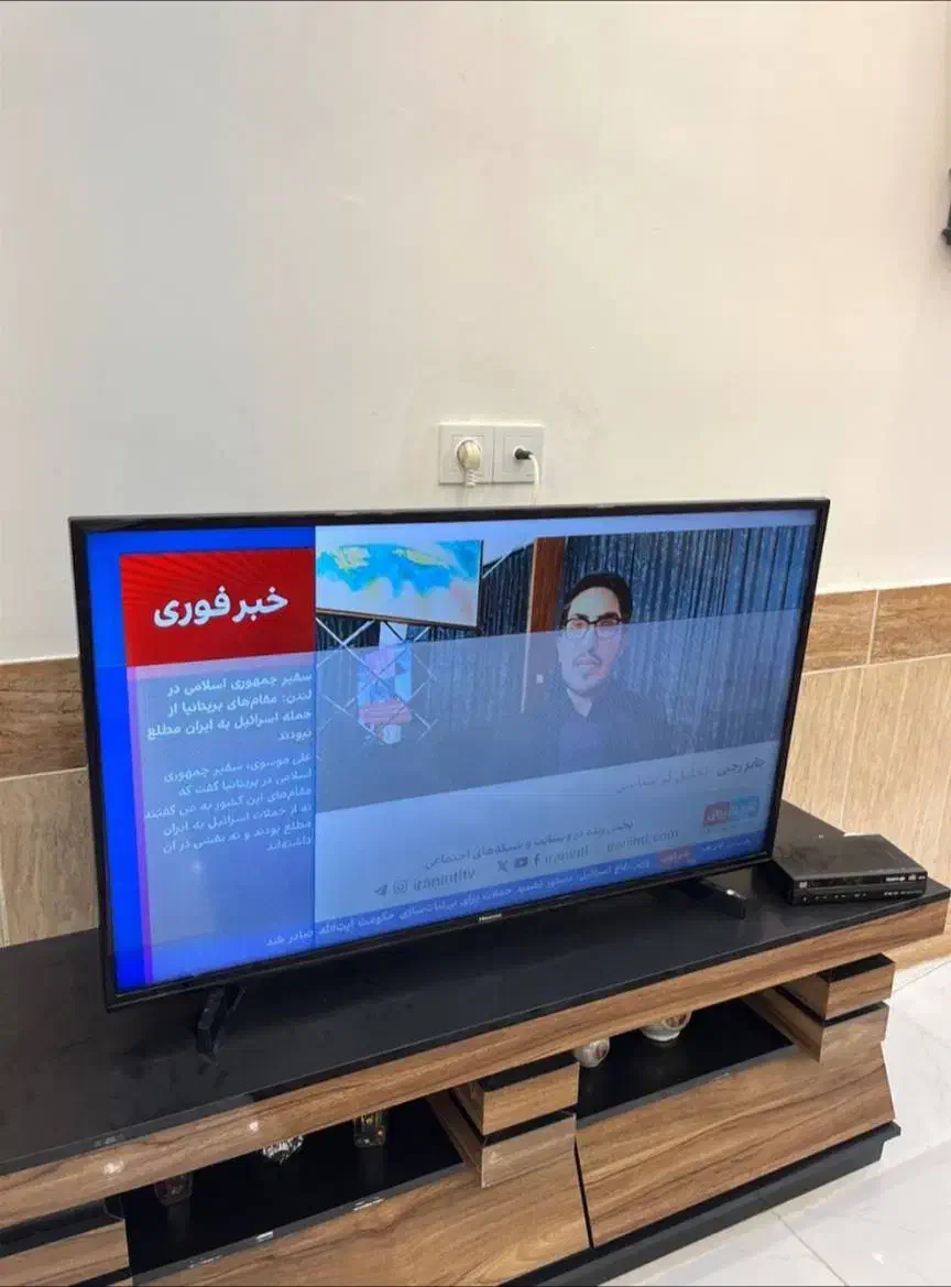 تلوزیون هایسنس 43اینچ|تلویزیون و پروژکتور|تربت جام, شیخ احمد جامی|دیوار