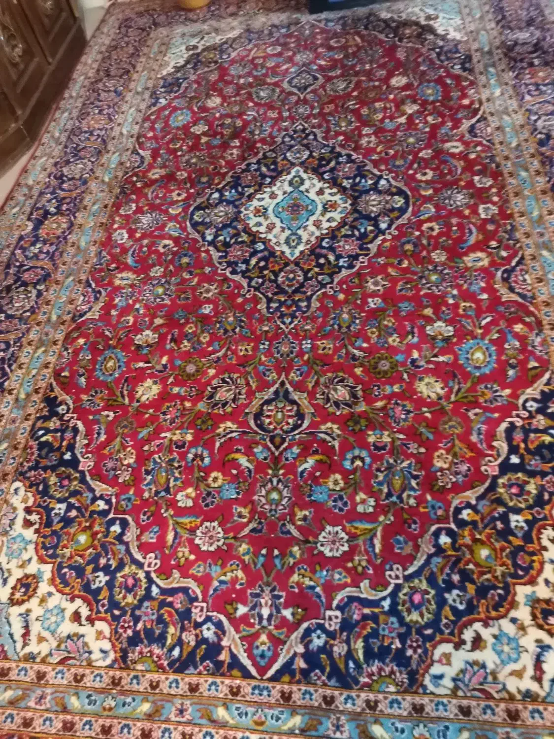 فرش دستبافت ۶ متری|فرش|رودهن, |دیوار