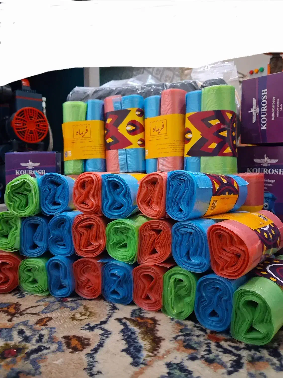 تولید*سفره*کیسه زباله*دستمال|سفره، حوله، دستمال آشپزخانه|رودهن, |دیوار