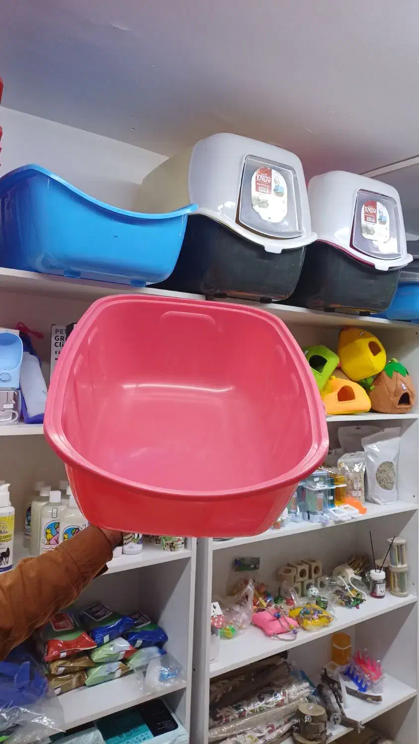 ظرف خاک، بیلچه و خاک گربه|لوازم جانبی حیوانات|ارومیه, |دیوار