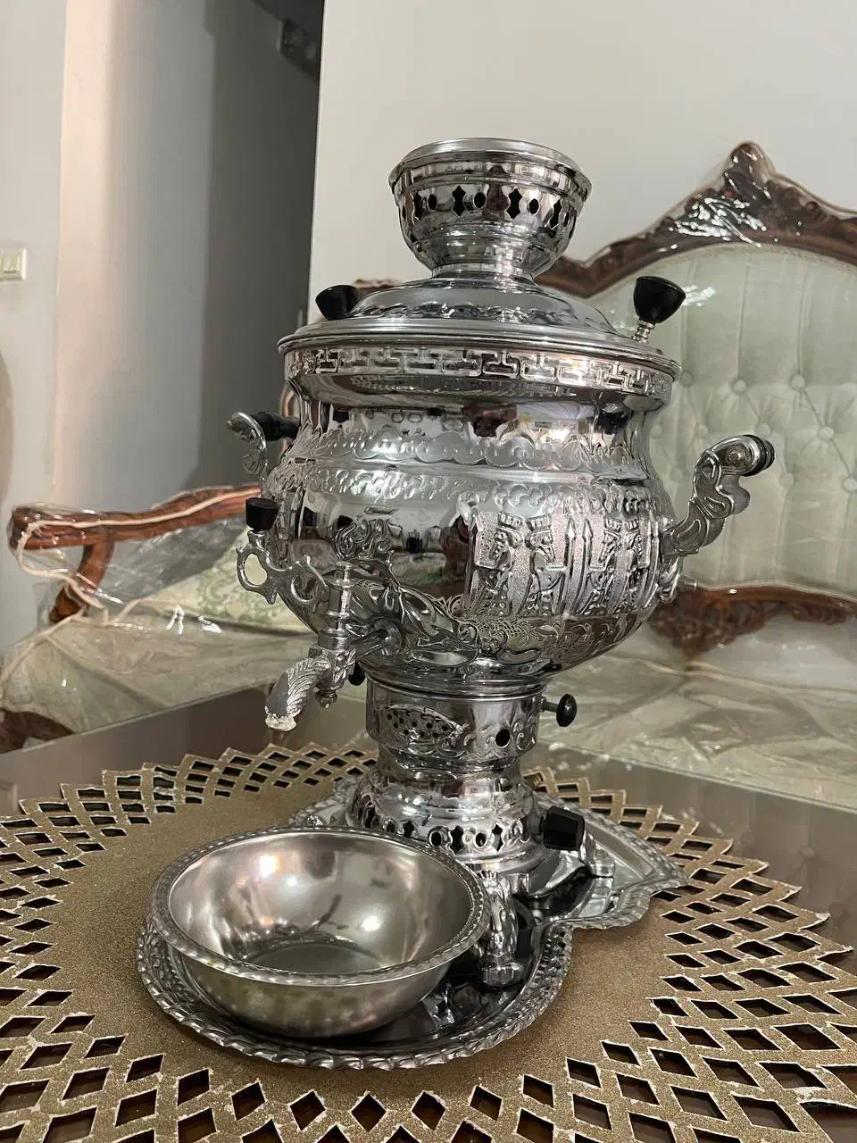 سماور گازی 10 لیتری|سماور، چای‌ساز، قهوه‌ساز|بهارستان, |دیوار