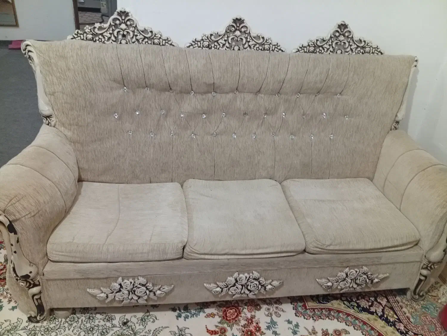 مبل نیمه سلطنتی|مبلمان خانگی و میز عسلی|مشهد, خلق آباد سفلی|دیوار