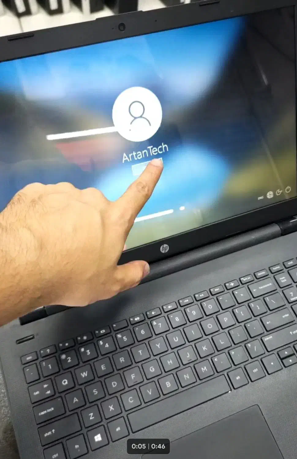 لپتاپ Hp صفحه لمسی نسل۸هشتم دارای۲هارد|رایانه همراه|مرند, |دیوار