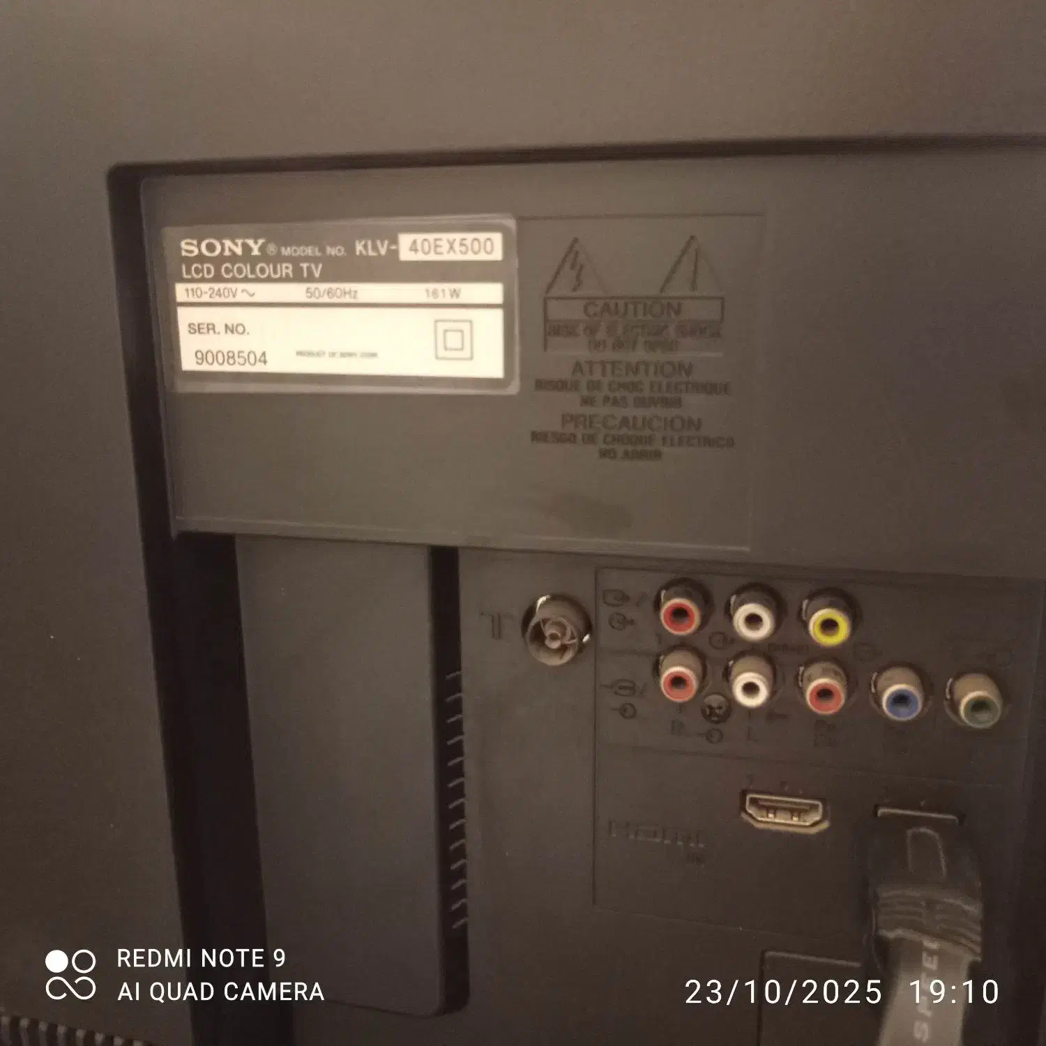 SONY BRAVIA 40EX500|تلویزیون و پروژکتور|تهران, بروجردی|دیوار