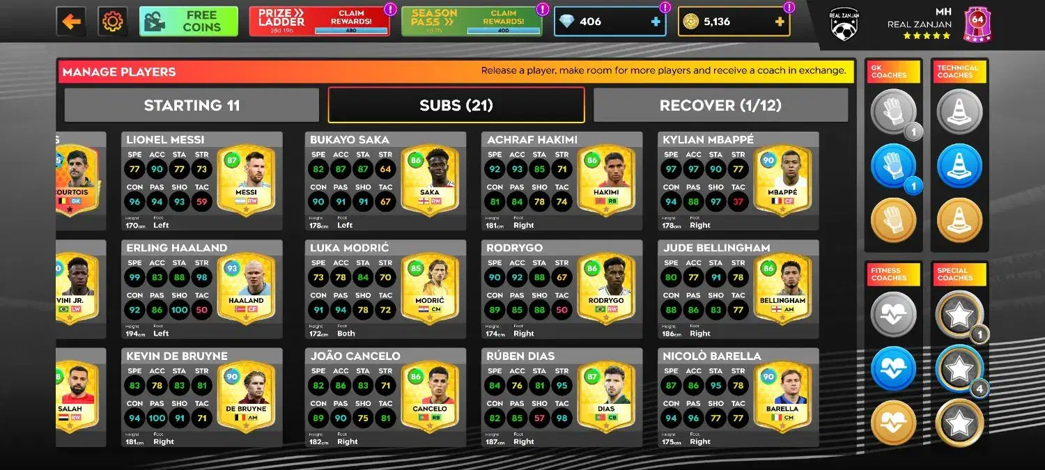 اکانت پریم لیگ|کنسول، بازی ویدئویی و آنلاین|زنجان, |دیوار