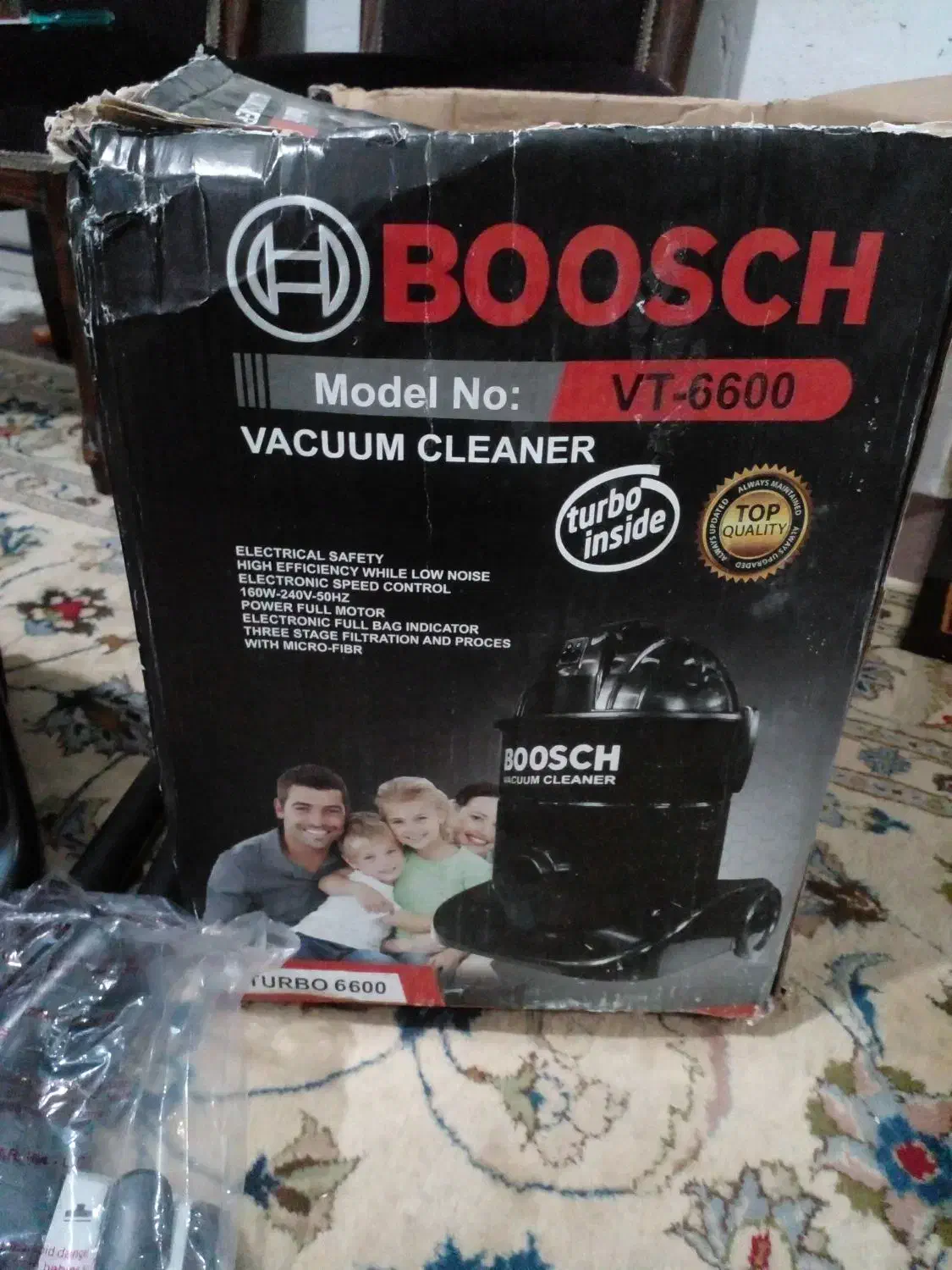 جاروبرقی سطلی آب وخاک بوش|جاروبرقی، جارو شارژی، بخارشو|املش, |دیوار