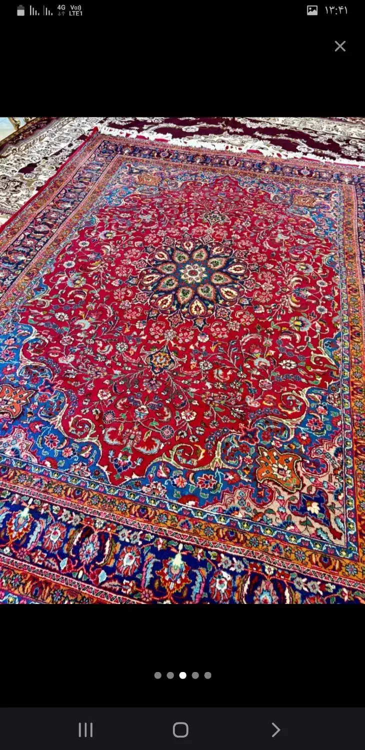فرش طبیعی ۱۲ متری تک|فرش|اهر, |دیوار