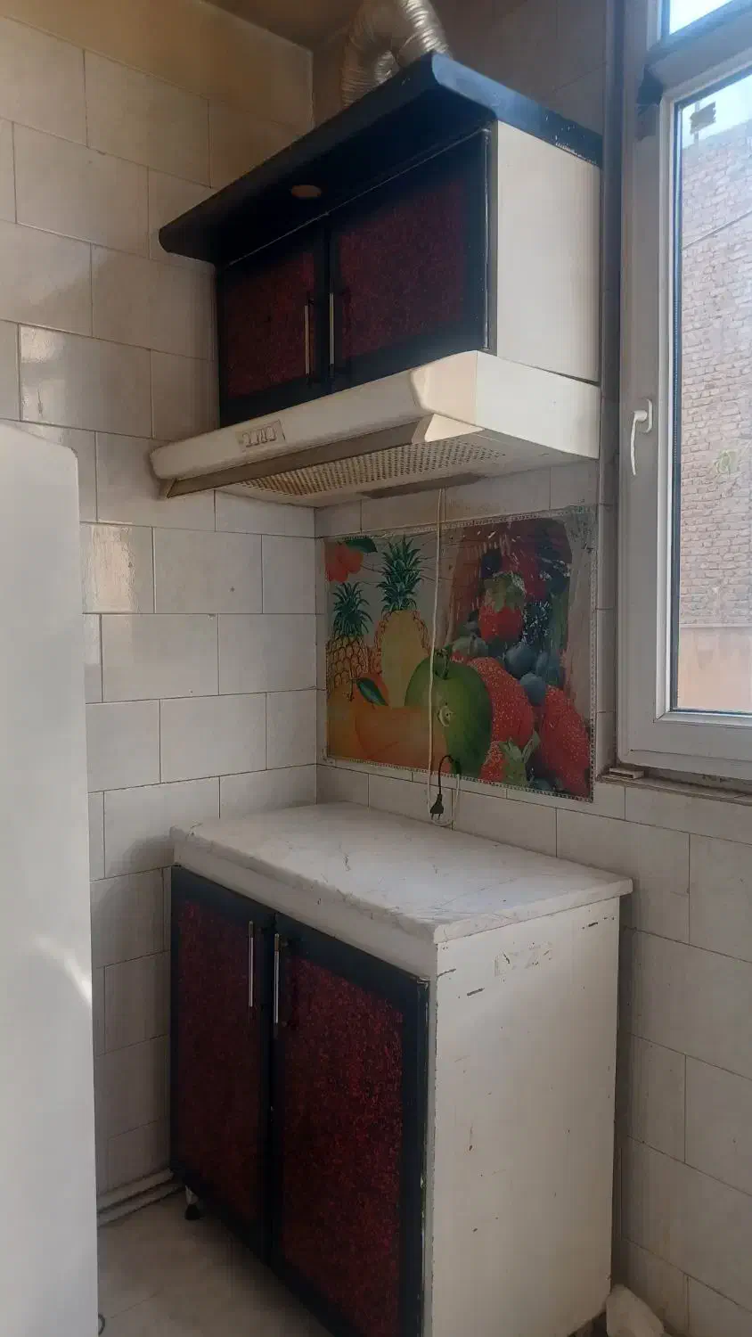 کابینت و سینک دو لگن و هود|کتابخانه، شلف، قفسههای دیواری|اراک, |دیوار