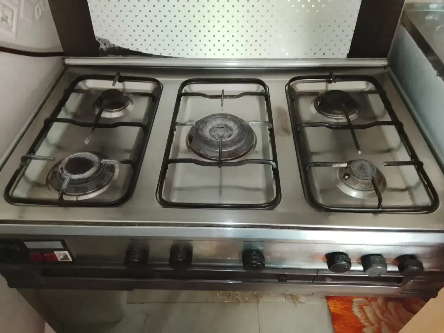 گاز استیل فر دار|اجاق گاز و لوازم برقی پختوپز|رضویه, |دیوار