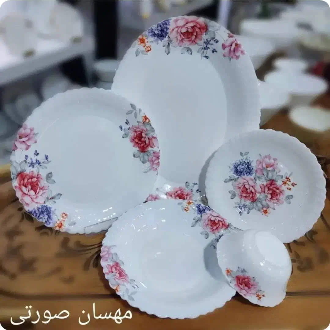 سرویس 25پارچه گلدن اوپال|ظروف سرو و پذیرایی|اصفهان, امیرعرب|دیوار