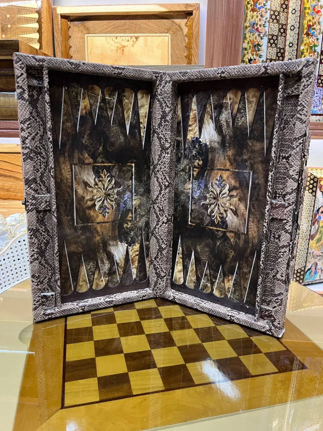 تخته نرد های چرمی 50*50|اسباب‌‌بازی|مشهد, تربیت (صدف)|دیوار