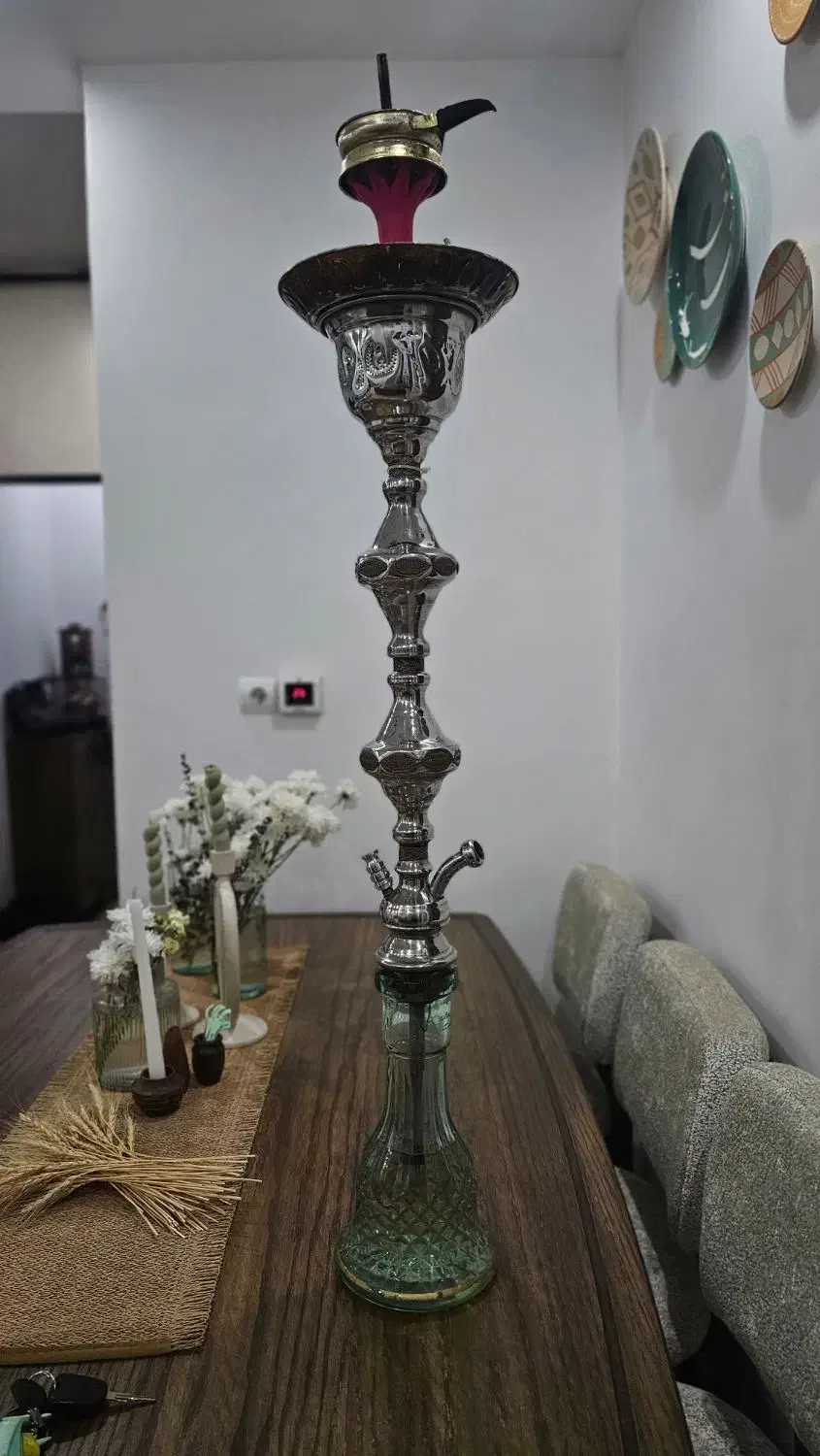 قلیان عربی اصلی تنه بلند|صنایع دستی و سایر لوازم تزئینی|تهران, کوی بیمه|دیوار